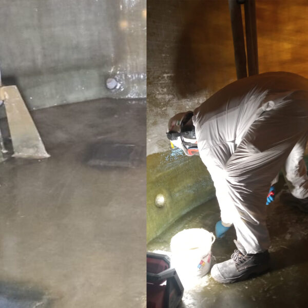 Structural Base Repair of TNK Floor in FRP: